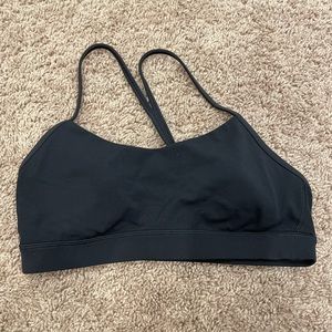 Black Lululemon Flow Y sports bra